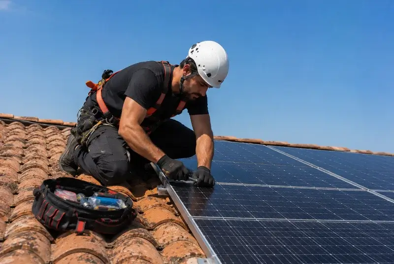 Maintenance et monitoring de panneaux solaires à Eyres-Moncube