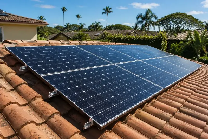 Installation de panneaux solaires à Eyres-Moncube